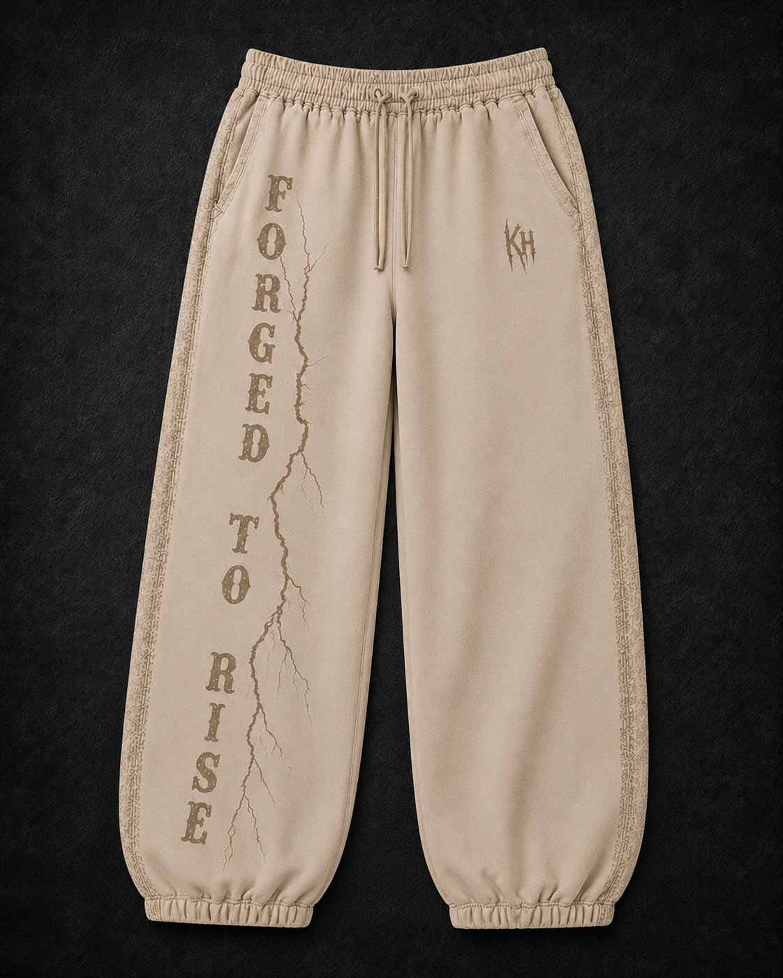 Forged to Rise Sweatpants – Beige