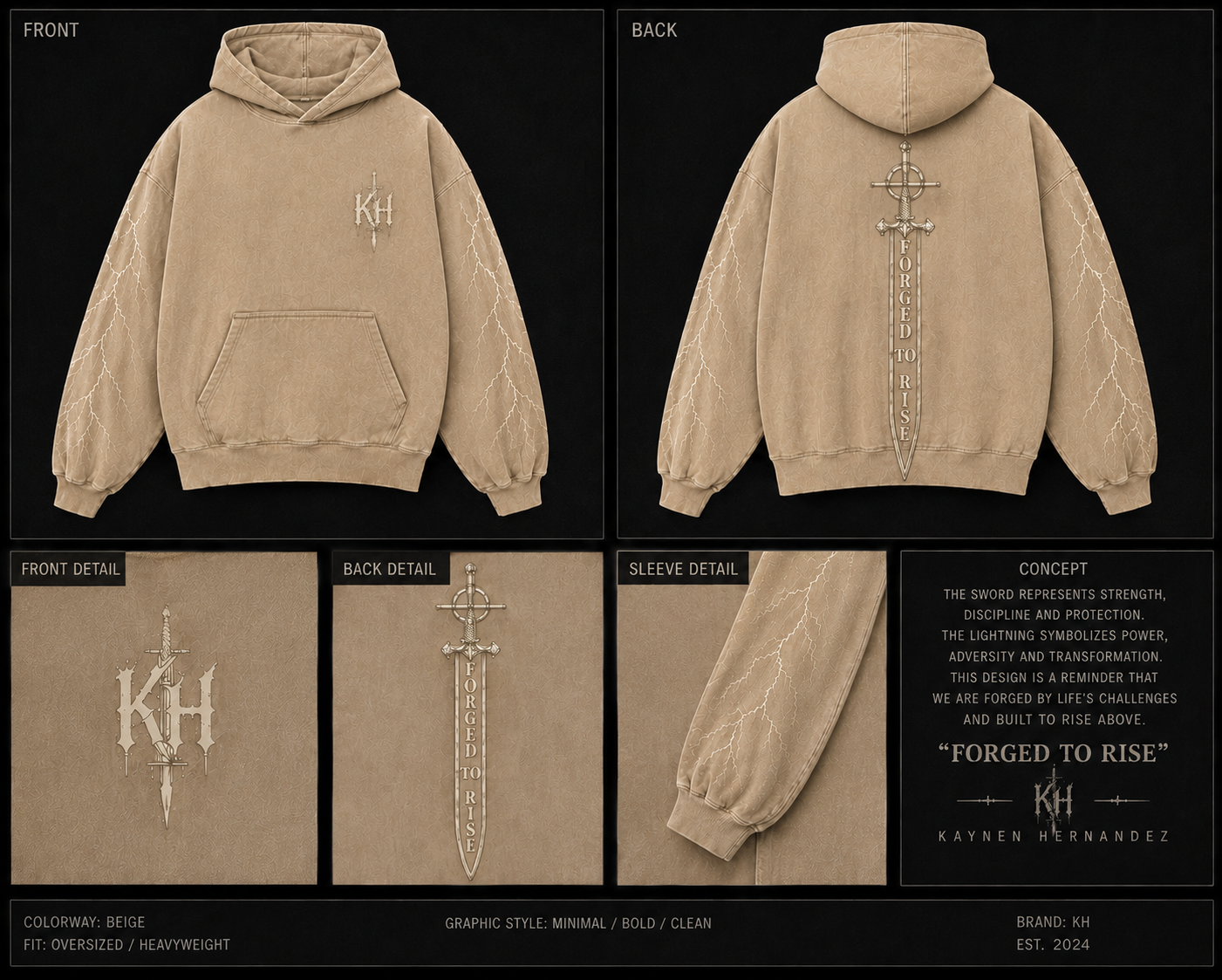 Forged to Rise Hoodie